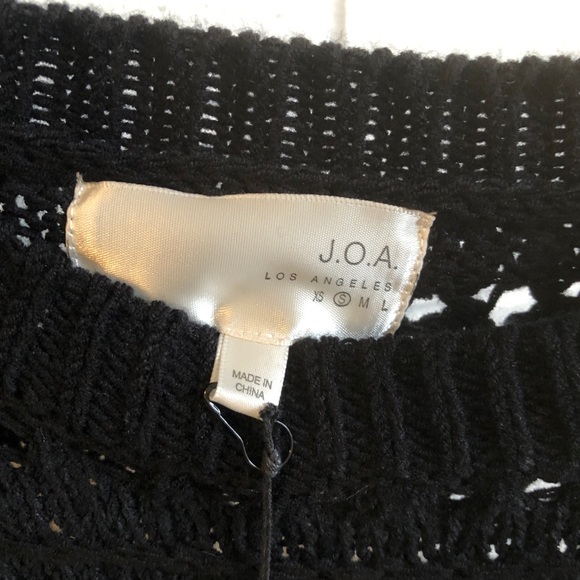 Black Joa Sweater with Fringe - Picture 7 of 10